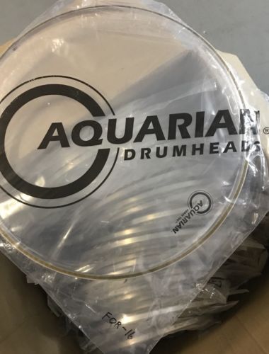 NEW Aquarian FORCE TEN Series Clear Drumhead (16