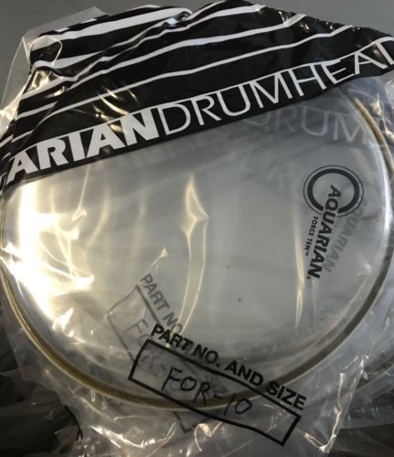 NEW Aquarian FORCE TEN Series Clear Drumhead (10