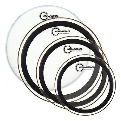 Aquarian Drumheads PF-A Performance II Tom Pack 10, 12, 14-inch