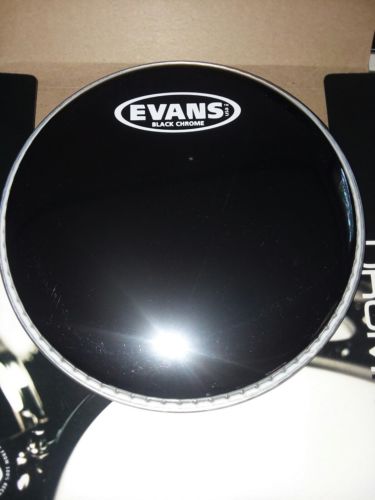 Evans Black Chrome Drum Head, 8 Inch