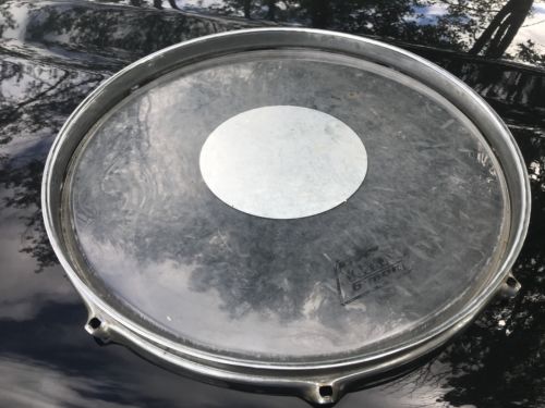VINTAGE Rogers  Holiday 14” Tom Drum Rim/Hoop Chrome 8 Lug Hole & Head