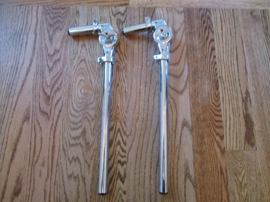 (2) Pearl Heavy Duty Long Uni Lock Tom Mounting Posts W/Locks -- Excellent!