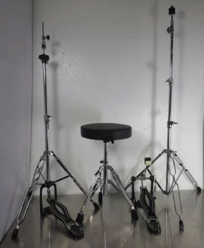 Sound Percussion Hardware Pack Throne, HiHat, Bass Pedal, Straight Cymbal Stand
