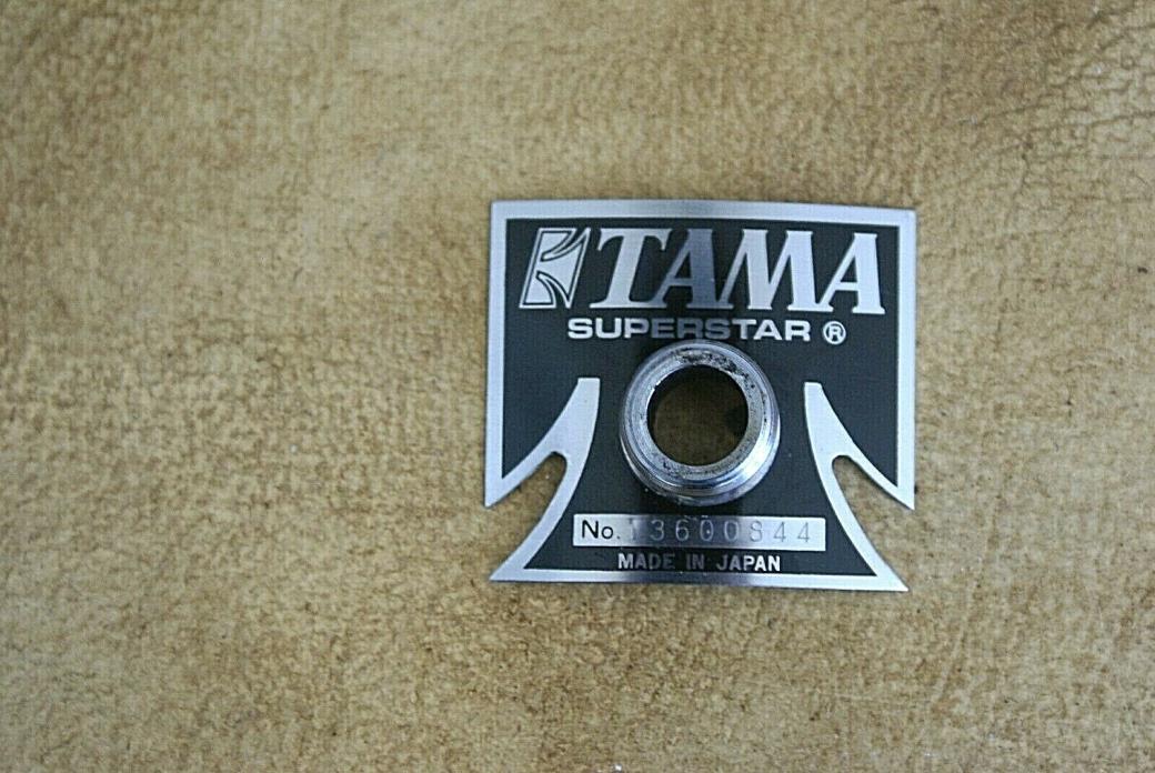 Vintage Tama Superstar Drum Badge Part - MIJ, near mint ser#