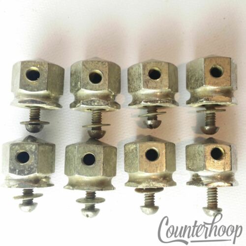 *Early American 8x Vintage 30s Hex-Lugs Center-Point USA Unique Project Hardware