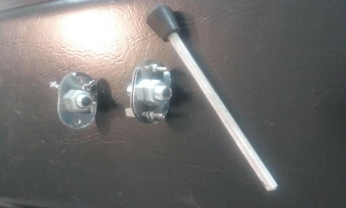 VTG 60s 70s disappearing kick drum leg mount brackets With one leg