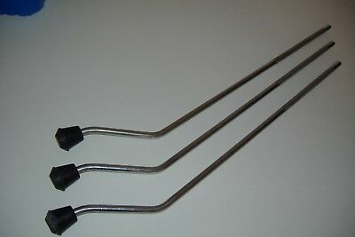 Early 1980's SLINGERLAND Matched Set Of 3 Floor Tom Drum Legs 20 1/2