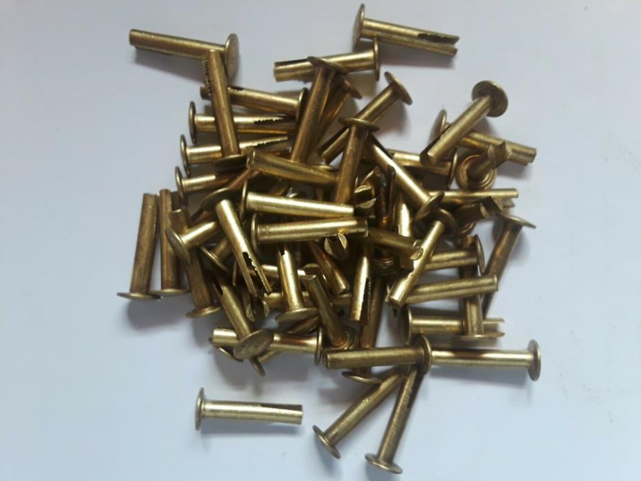 50 ~ 14-12 Pure Brass Split Rivet 