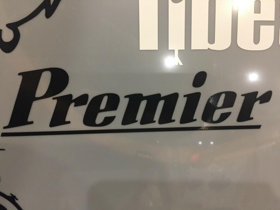 Premier Black Replica Logo Vintage Replacement Sticker