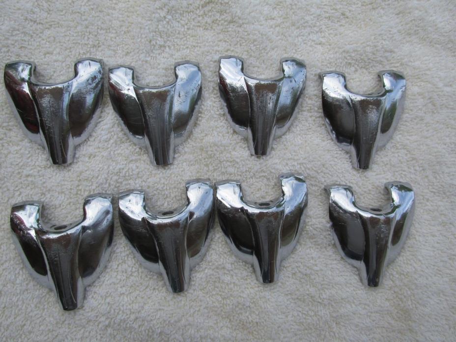 Gretsch Bass Drum Claws Group of 8, From 1950's 3 Ply Drum Well Worn!