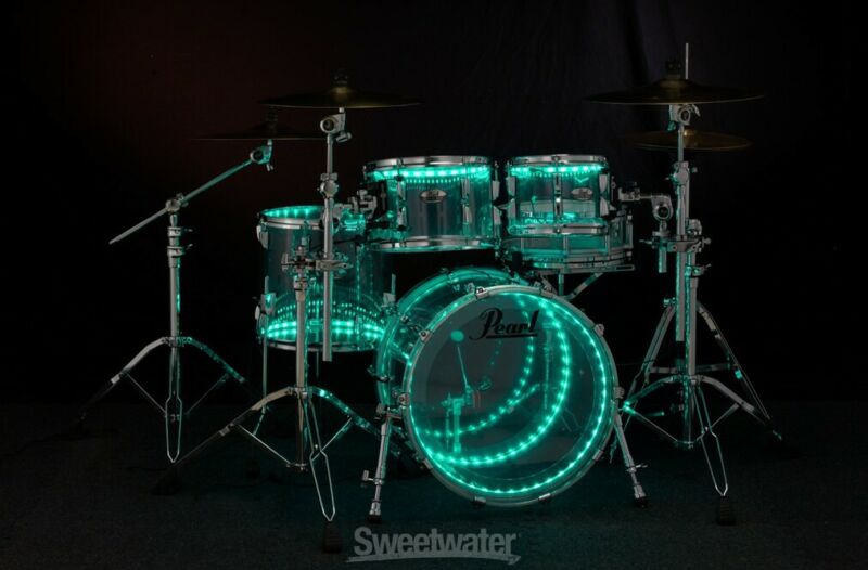 Drumlite Bass Drum LED Lighting Kit with Remote Co