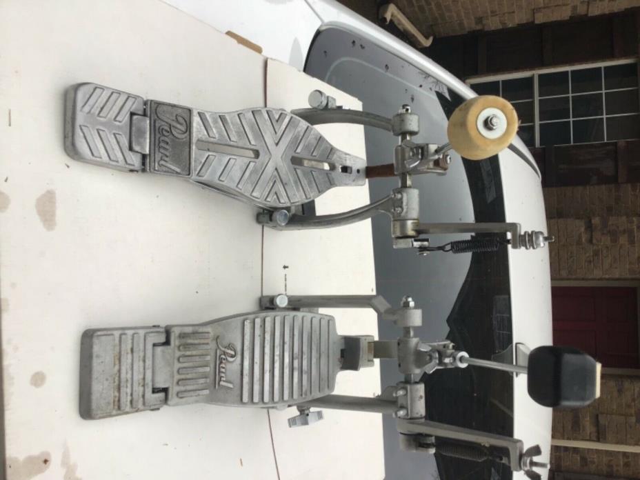 2 Rare Vintage Pearl Bass drum pedals
