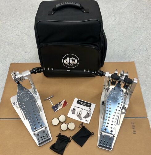 DW Machined Chain Drive Double Pedals With Case