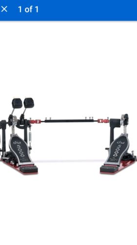 DW Drum Workshop DWCP5002TDL3 Delta II Double Turbo Kick Bass Drum Pedal, Lefty,