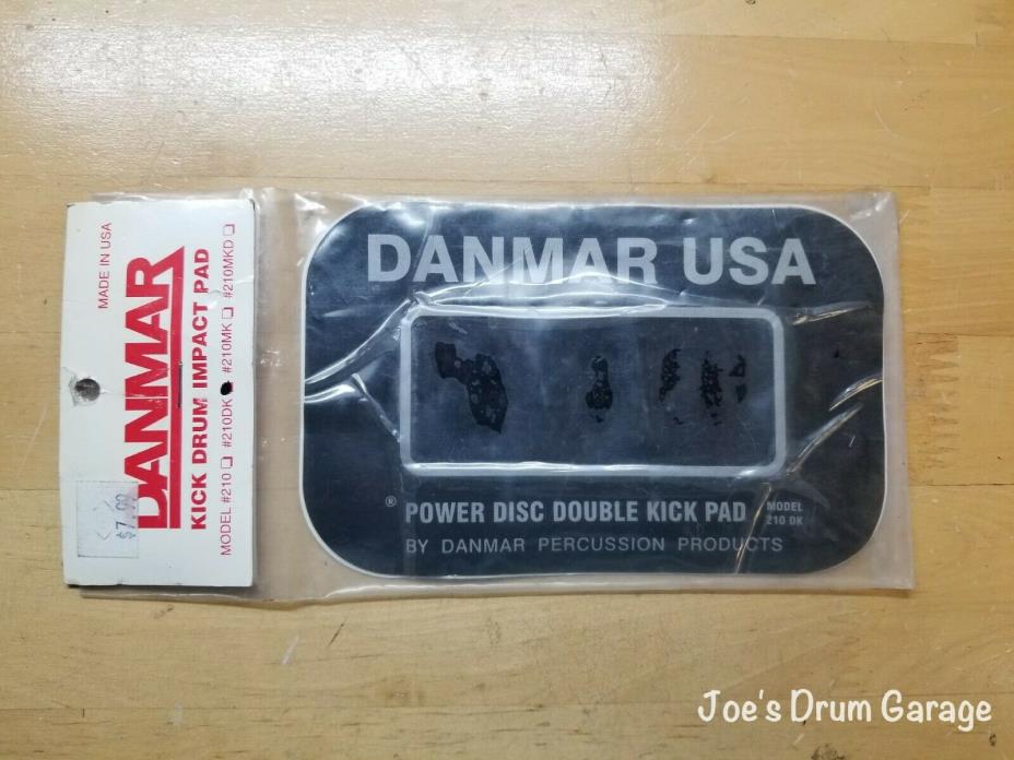 DANMAR USA Power Disc Double Kick Pad - Bass Drum Impact Pad - New