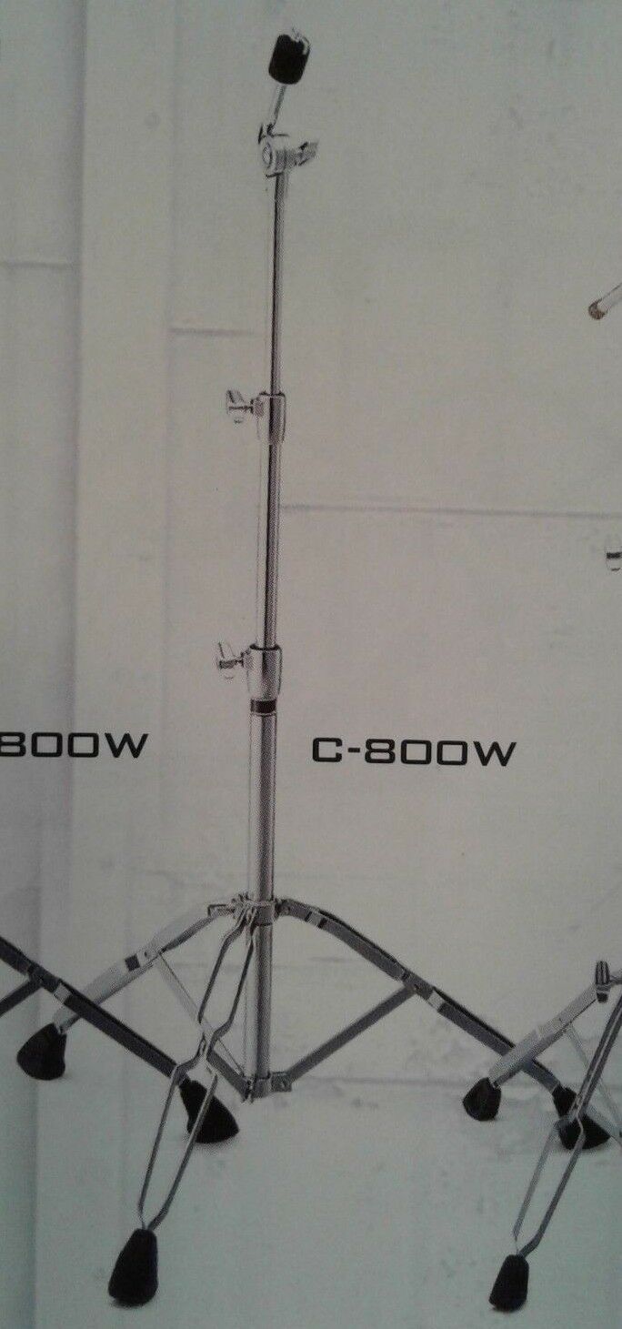 C-800W Pearl Drums Straight Cymbal Stand, Gear Tilter, Double Braced Legs, Heavy