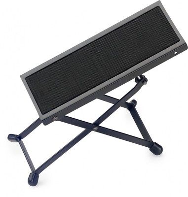Stagg FOS-A1 BK Black Metal Adjustable Foot Rest for Guitar Players - NEW PRICE!