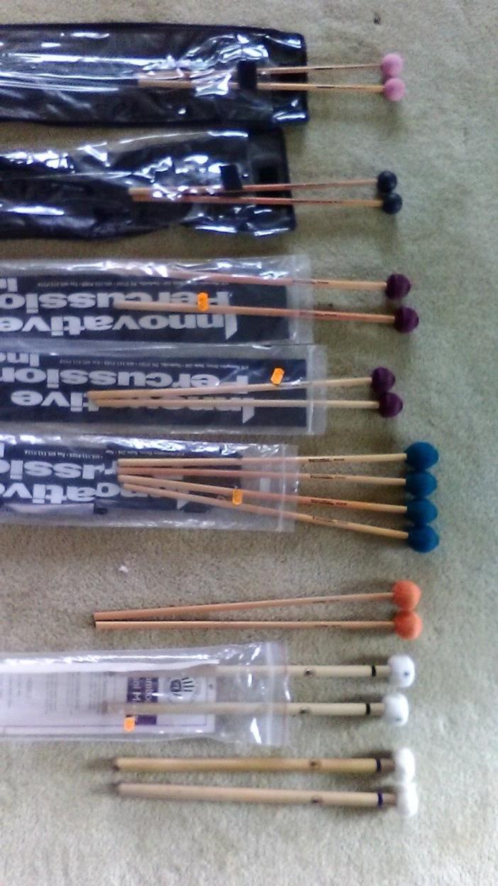 timpani, vibe and marimba mallets
