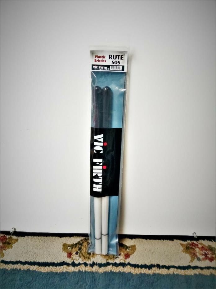 Vic Firth Rute 505 Plastic Bristle Bundled Rods Pair