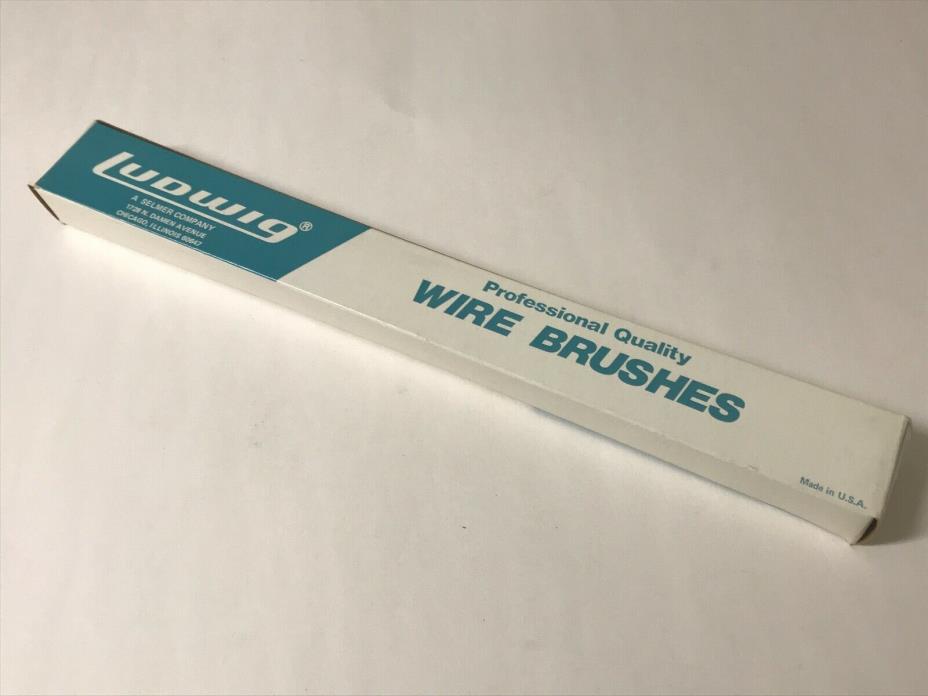 NOS Vintage Ludwig 195 Model Wire Brushes owned by jazz drummer Joe Morello