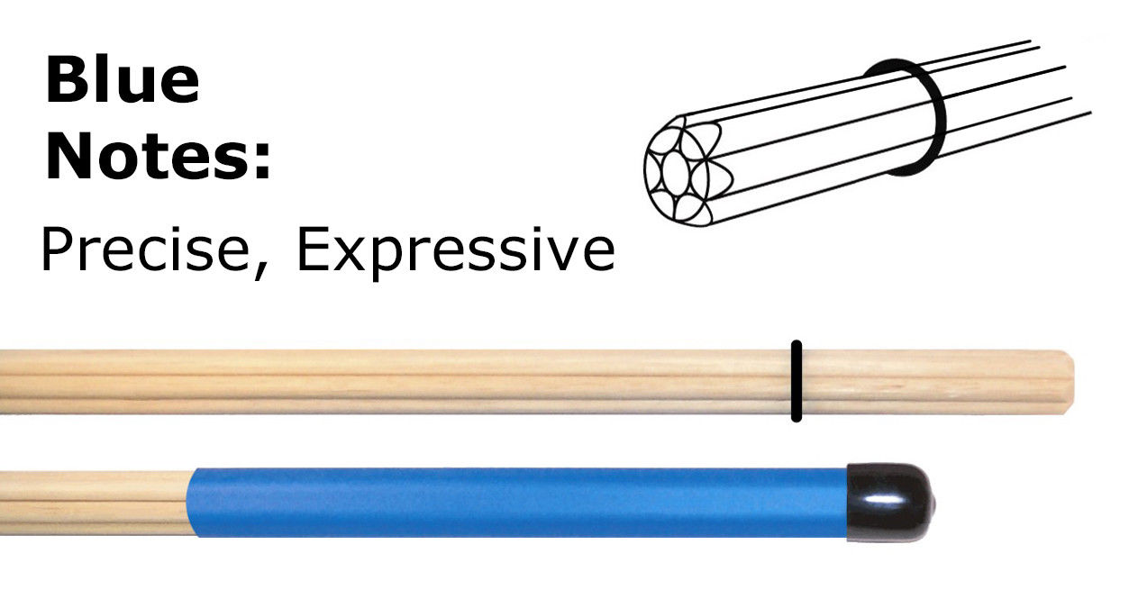 Multi-Rod Drumsticks, Prof Quality, Birch, Save 50% (Lightning Rod root size)