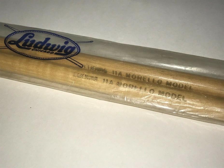 Vintage Ludwig 11A Morello Model Gold Lettering Drum Sticks owned by Joe Morello