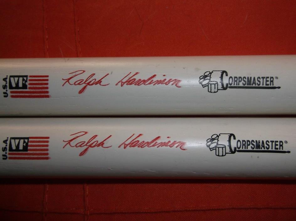 VIC FIRTH RALPH HARDIMON CORPSMASTER DRUMSTICKS (  A PAIR )  !!!!!