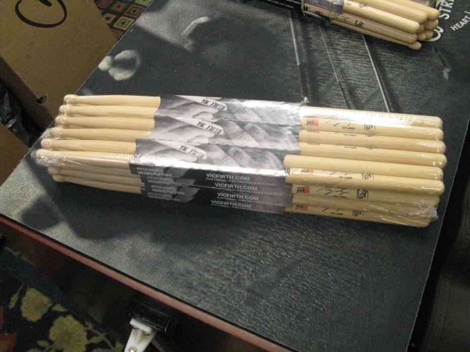 12 Pairs of Vic Firth Ray Luzier Korn Drum Sticks
