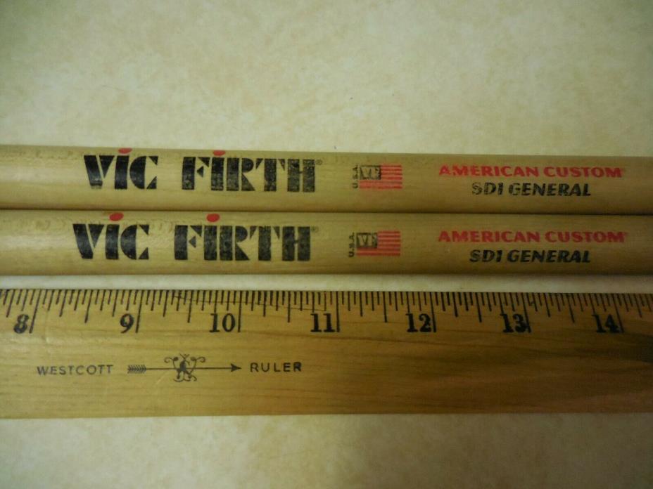Vic Firth  American Custom SDI~ General Drumsticks WOOD/Used/ ships FREE