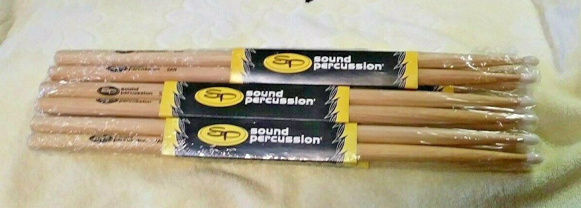 Sound Percussion Labs 5AN Drumsticks - Nylon Tips - 6 Sets