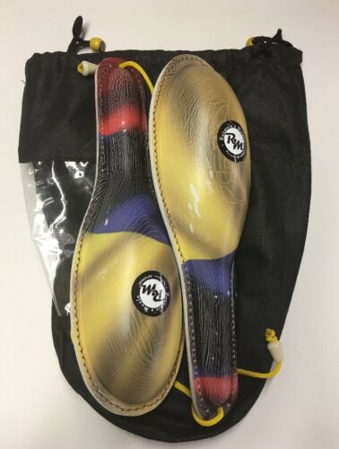 Maracas Plastic w/Flag Colors Of Colombia With Carry Bag.