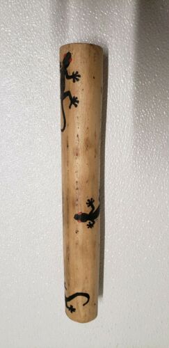 Rainmaker 12 inch Rain Stick with Painted Lizards