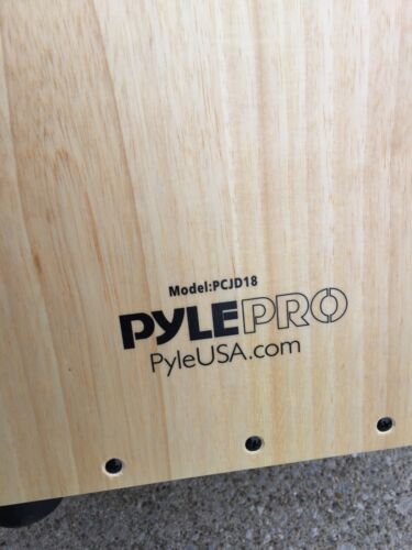 Fixable -Pyle Jam Wooden Cajon Stringed Percussion Box (PCJD18)-Needs Repair