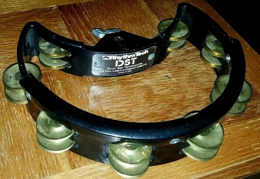 Rhythm Tech - DST11 - Drum Set Tambourine - Brass - Black - *USED*