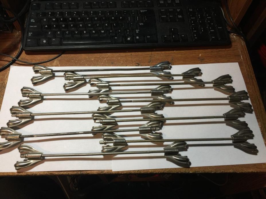 VINTAGE LUDWIG & LUDWIG SINGLE TENSION CLAWS AND RODS 10