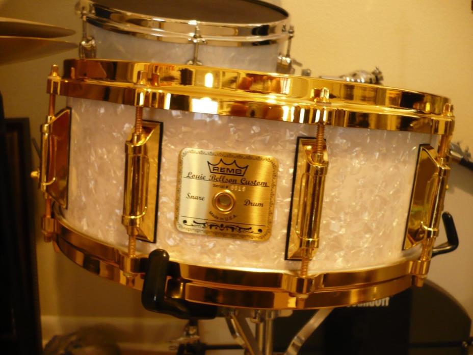 LOUIE BELLSON REMO SNARE DRUM WMP RARE