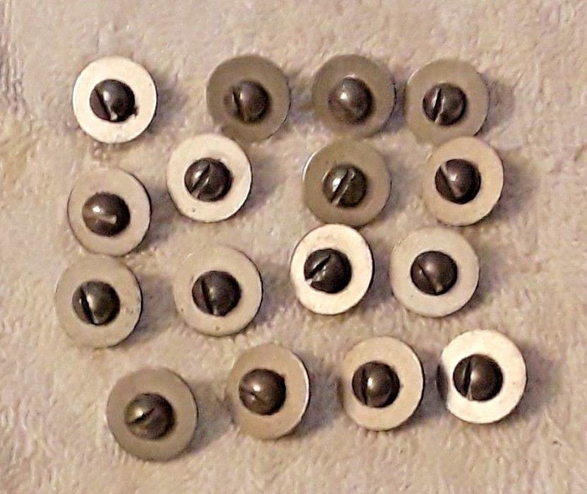 WFL Ludwig Lug cap head Screws set of 16 50,s era.    USA   excellent condition