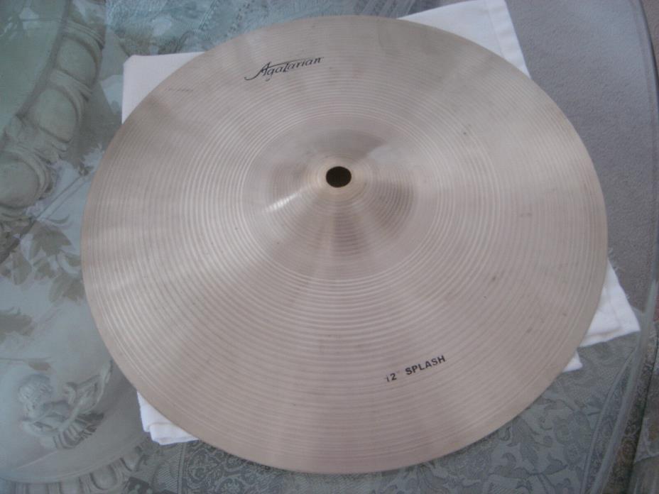 Agazarian 12 inch splash at a sick price of 22.22 clean good for metal drummers