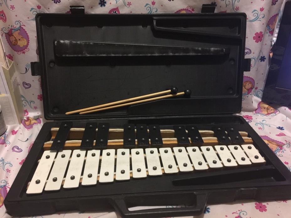KAMAN CB700 CB 700 Educational Percussion XYLOPHONE w/ Case Mallets WATCH VIDEO