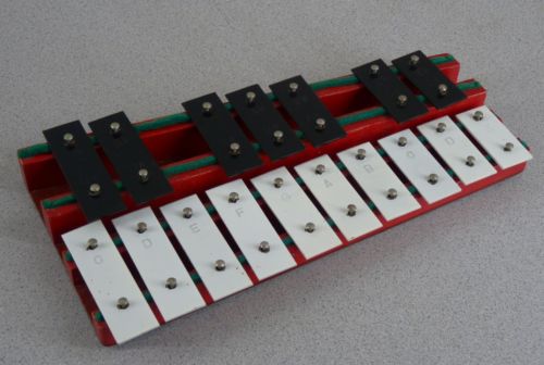 Rhythem Band Co. Student Xylophone Glockenspiel 17 Key No Mallets Free Ship