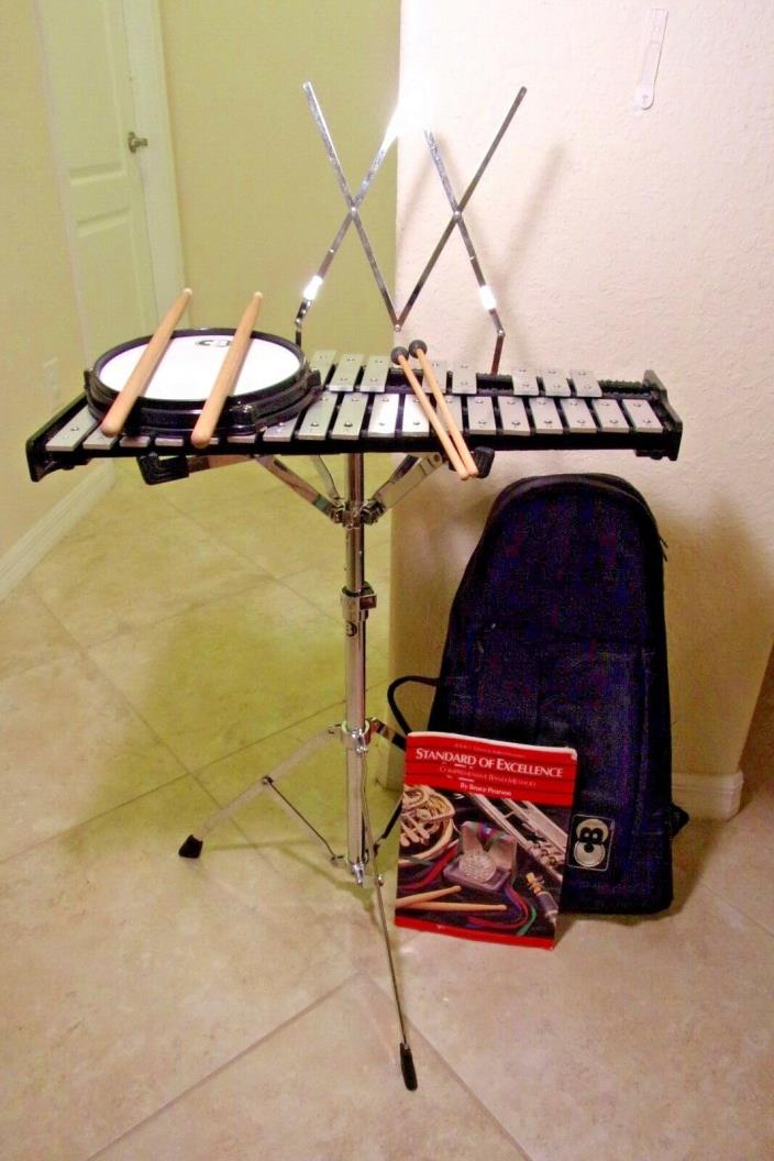 CB kaman Standing Xylophone, Bells, With Stand & Padded Carrying Case+++++EXTRAS