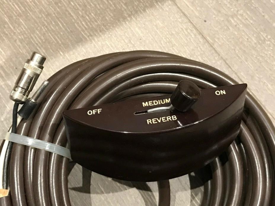 Reverb Half Moon OFF-MEDIUM-ON Switch with ~ 30 in cable and RCA jacks