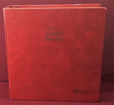 Allen Organ MOS 2 Supplement Service Manual Binder - 124/125, 225,305, 505+