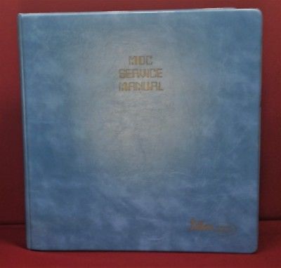 Allen Organ MDC Theatre Organ Service Manual Binder - 10, 11, 20, 22, 30, 31+