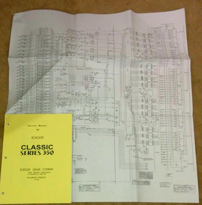 Rodgers 350 Classic Series Service Manual