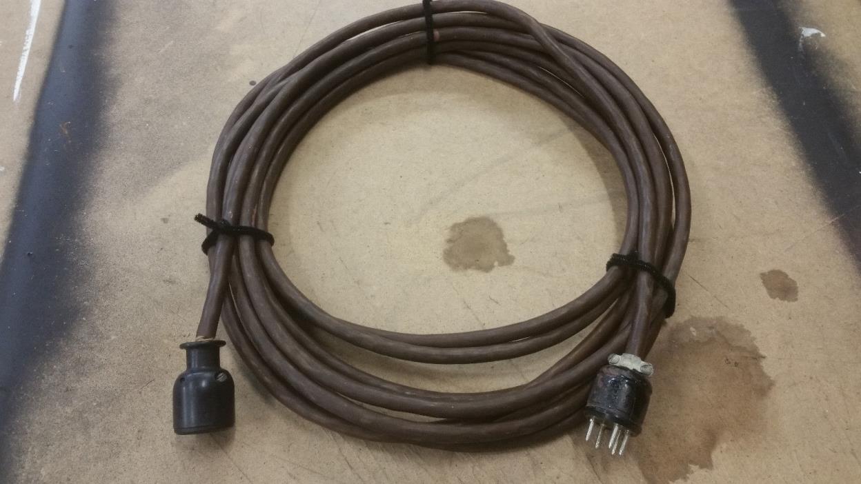 Leslie 45... 5 to 6 Pin Control Cable 24 feet Hammond Organ