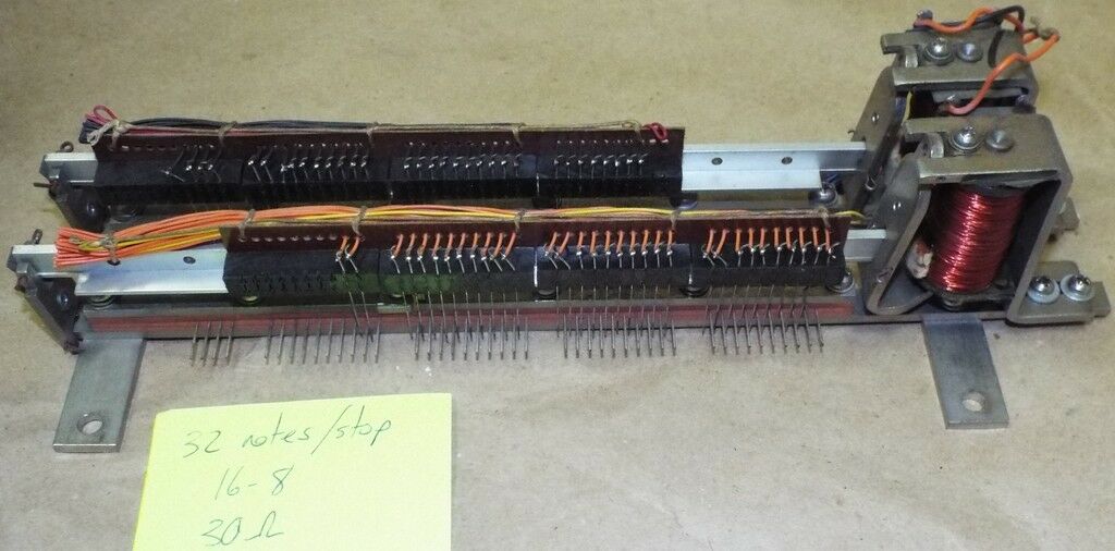 Allen Electronic Pipe Organ 44-Note 2-Stop Electric-Action Relay 30 Ohms Tested