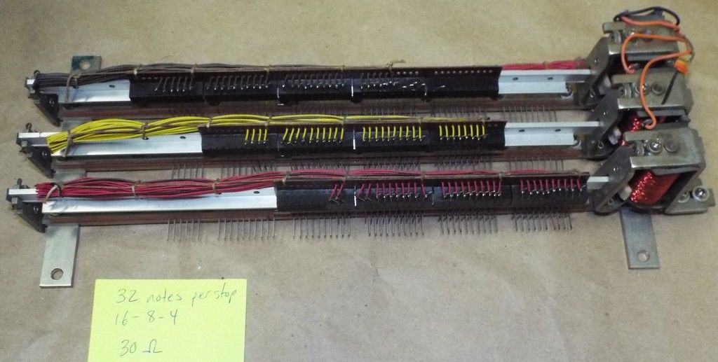 Allen Electronic Pipe Organ 56-Note 3-Stop Electric-Action Relay 30 Ohms Tested