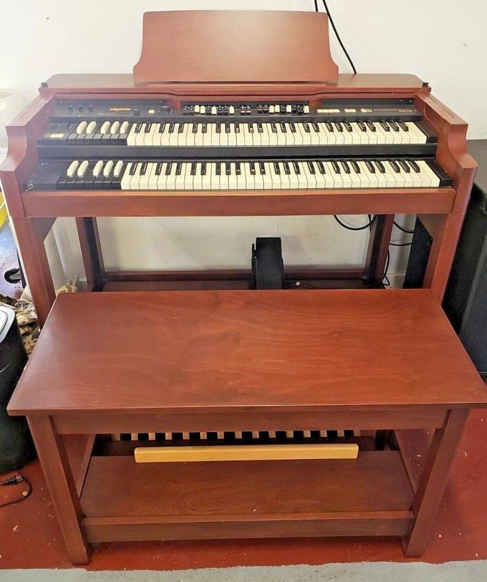 HAMMOND SUZUKI ORGAN MODEL XK-3 WITH BENCH & LESLIE model 2121 LOUD SPEAKER NICE