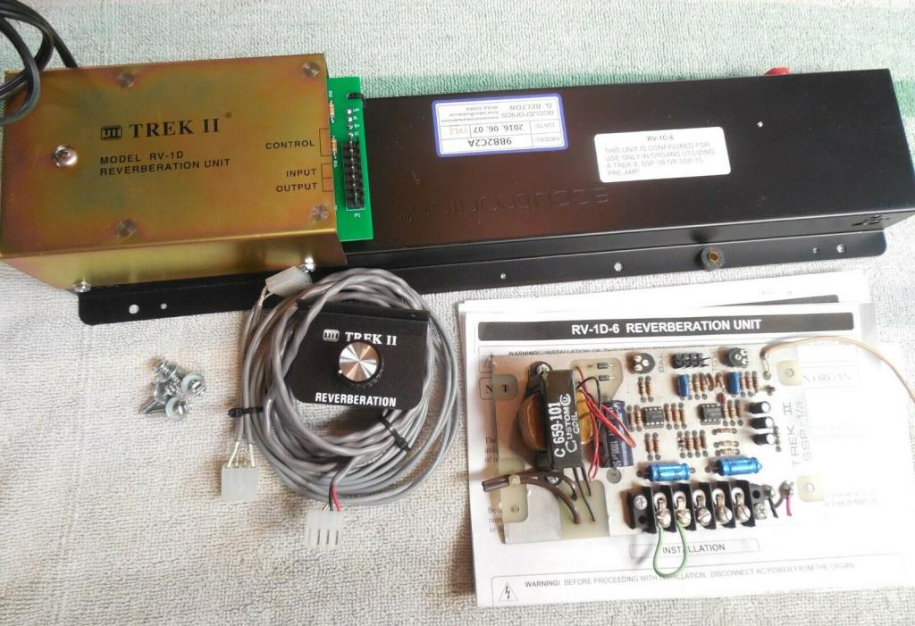 TREK II Reverberation Model RV-1D & TREK 11 Pre-amp BC, B3,C3, Hammond Organ